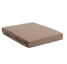 Beddinghouse Jersey Lycra Hoeslaken 180/200x200/220 cm  Taupe