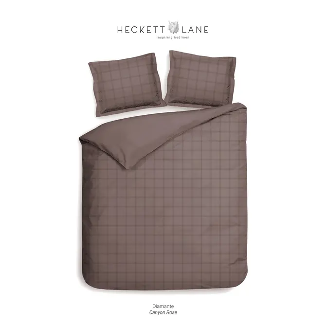 Heckett & Lane Diamante Dekbedovertrek 200x200/220 Canyon Rose