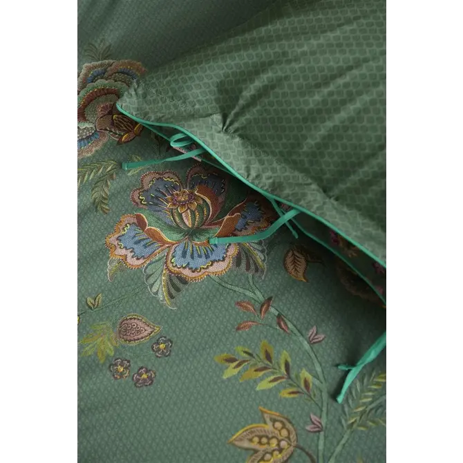 Pip Studio Cece Fiore Housse de Couette Verte 260x200/220 cm