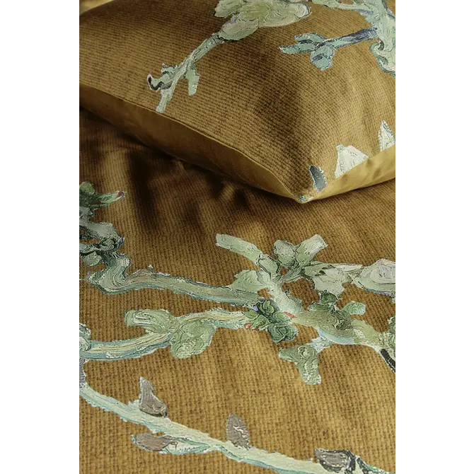 Beddinghouse x Van Gogh Museum Blossoming Dekbedovertrek - Oker 240 x 200/220 cm