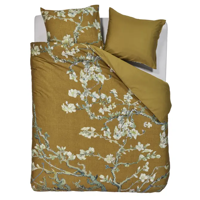 Beddinghouse x Van Gogh Museum Housse de Couette Blossoming - Ocre 240 x 200/220 cm Beddinghouse x Van Gogh Museum Housse de Couette Blossoming - Ocre 240 x 200/220 cm