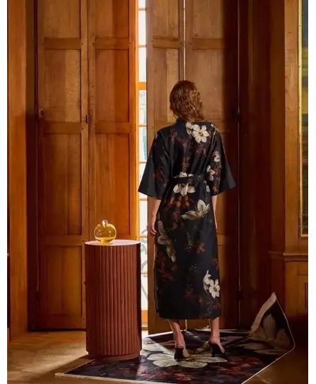 Essenza for Maurtitshuis  Jula Daffodils Reunited Kimono L Black