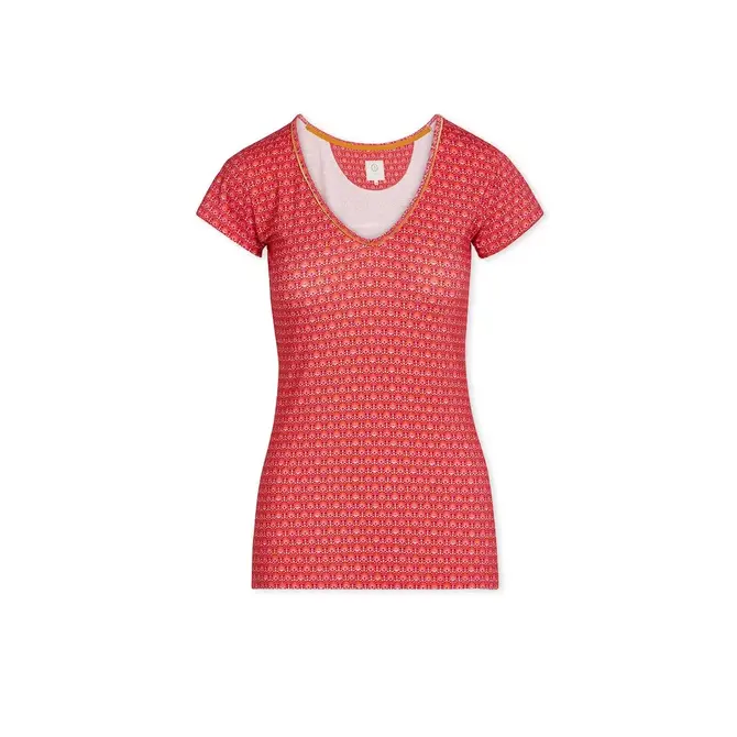 Pip Studio Toy Short Sleeve Rococo Red L