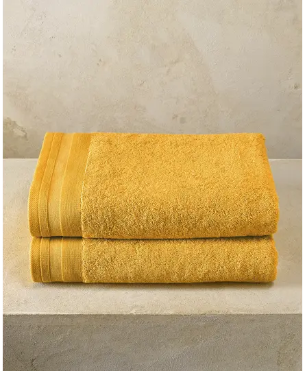 De Witte Lietaer badhanddoek Excellence 70x140 golden yellow