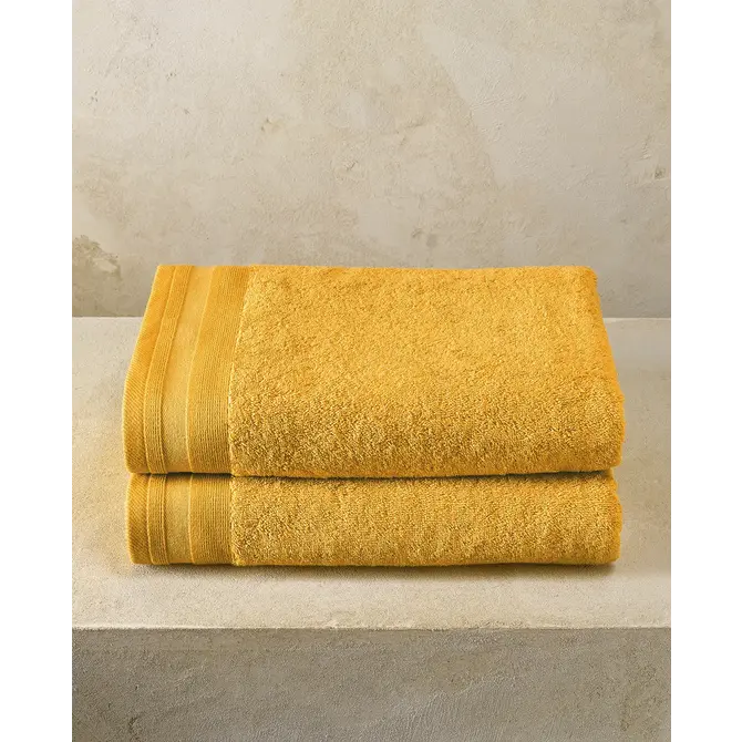 De Witte Lietaer badhanddoek Excellence 70x140 golden yellow