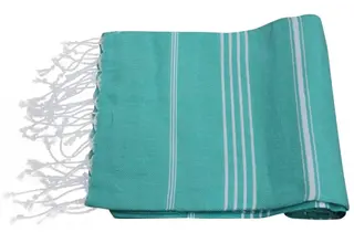 Serviette de Hamam 100%coton 100x180cm Vert
