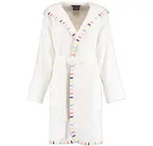 Cawö Dames Badjas 3345 Weiss-weiss  46