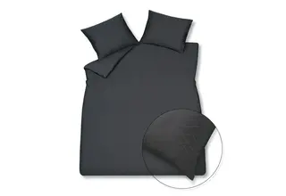 Vandyck Purity Monaco Dekbedovertrek Lits-jumeaux (240x200/220) off black