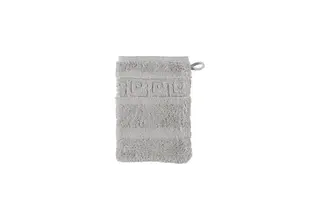 Cawö Noblesse Uni Gant de toilette Argent