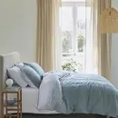 Silvana Silvana housse de couette Elena - Bleu gris 260x200/220 cm