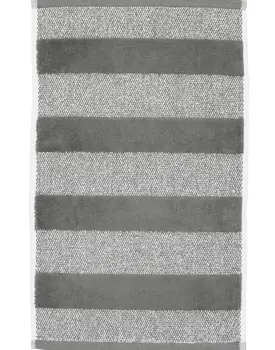 Beddinghouse Sheer Stripe Gastendoekje  Antraciet 30x50 cm