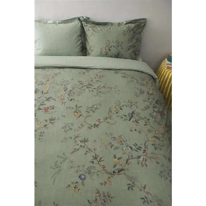 Pip Studio Housse de Couette Amor De Dios Vert 140x200/220 cm Pip Studio Housse de Couette Amor De Dios Vert 140x200/220 cm