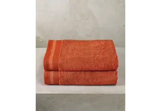 De Witte Lietaer badhanddoek Excellence 70x140 burnt orange
