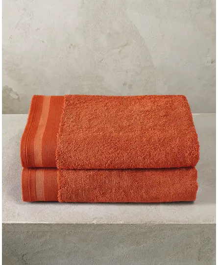 De Witte Lietaer badhanddoek Excellence 70x140 burnt orange