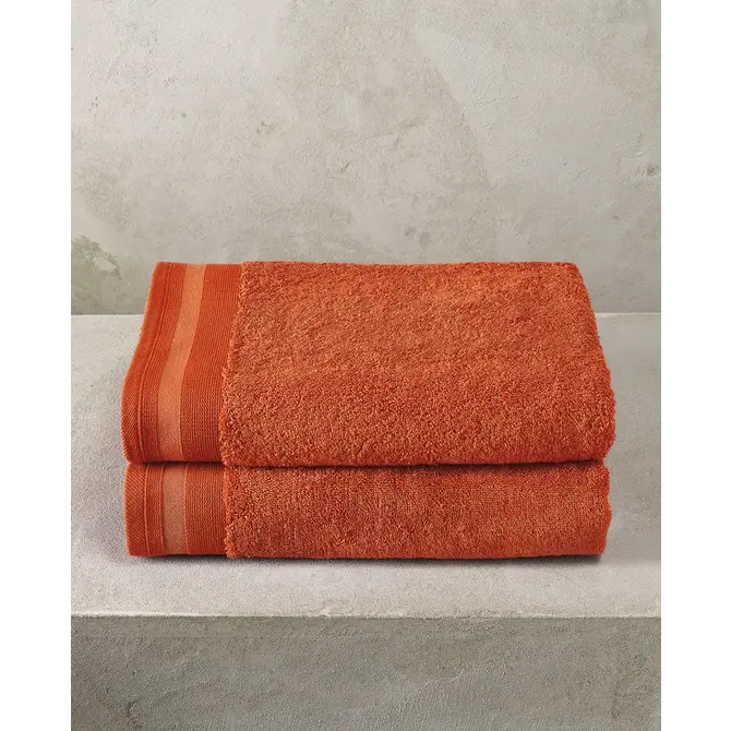 De Witte Lietaer badhanddoek Excellence 70x140 burnt orange