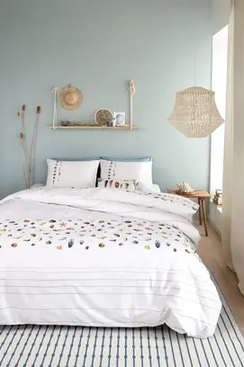 Marjolein Bastin Shellfish dekbedovertrek 240x200/220 White