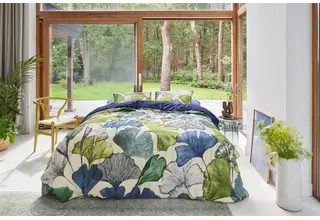 Beddinghouse Dekbedovertrek Sue Blue Green 260x200/220 cm