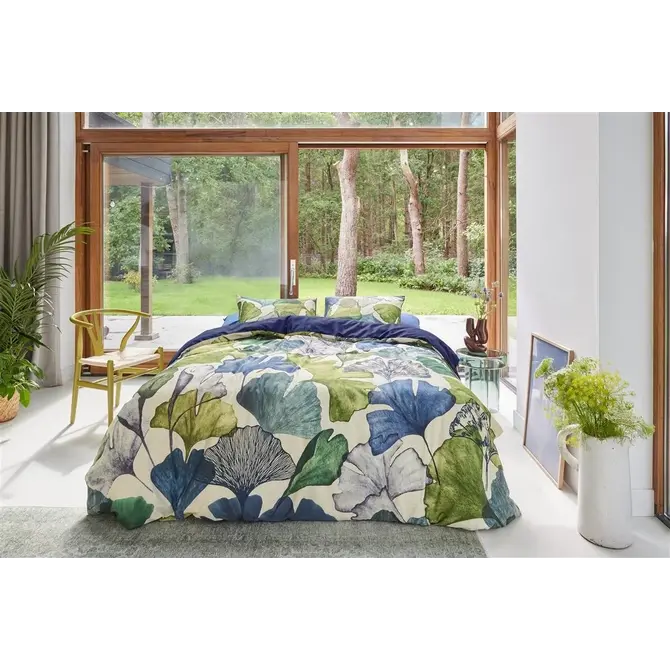 Beddinghouse Dekbedovertrek Sue Blue Green 260x200/220 cm Beddinghouse Dekbedovertrek Sue Blue Green 260x200/220 cm