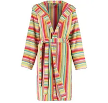 Cawö Ladies' Hooded Bathrobe Short 7082 Multi 38