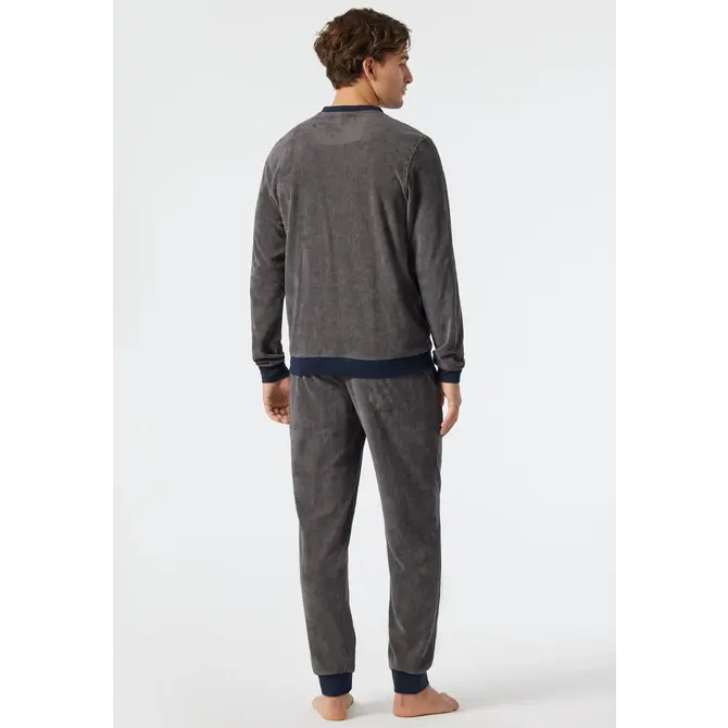 Schiesser House suit gris foncé 178041 54/XL