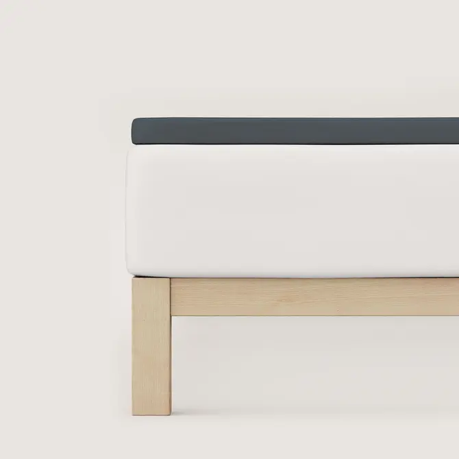 Schlafgut Pure Jersey Topper Drap-housse L - 140x200 - 160x220 556 Grey Deep