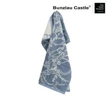 Bunzlau Castle Kitchen Cloth Almond Blossom Gris-Bleu