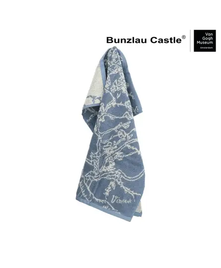 Bunzlau Castle Keukendoek Almond Blossom Grey-Blue
