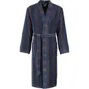 Cawö Cawö Heren Kimono Badjas extra licht 2508 - Blau  48