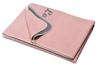 David Fussenegger SILVRETTA plaid en coton - paix 200x140 cm rose