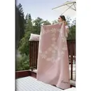 David Fussenegger David Fussenegger SILVRETTA cotton plaid - peace 200x140 cm rosé