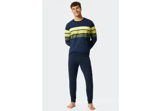 Schiesser Pyjama lang lime green 176817 52/L