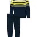 Schiesser Schiesser Pyjama lang lime green 176817 52/L