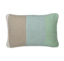 Pip Studio Blockstripe Cushion - Light Green 40x60 cm