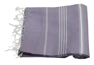 Serviette de Hamam 100%coton 100x180cm Lilas