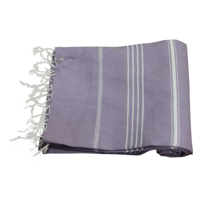 Serviette de Hamam 100%coton 100x180cm Lilas