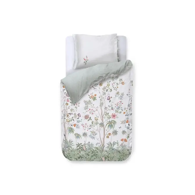 Pip Studio Il Paradiso Dekbedovertrek  Wit 200x200/220 cm
