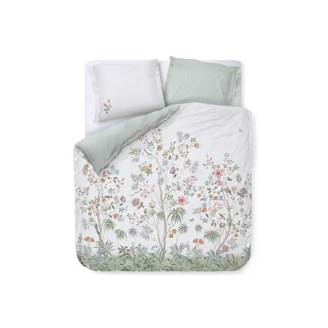 Pip Studio Il Paradiso Housse de couette blanche 200x200/220 cm