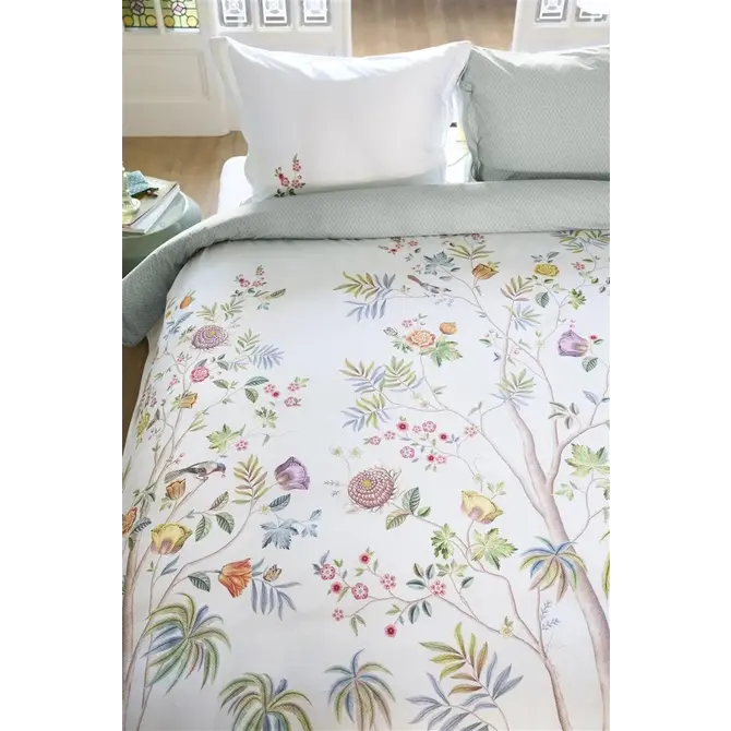Pip Studio Il Paradiso Dekbedovertrek  Wit 200x200/220 cm