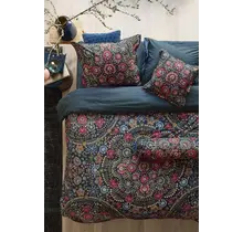 Pip Studio Il Ricamo Housse de couette Dark Blue 260x200/220 cm