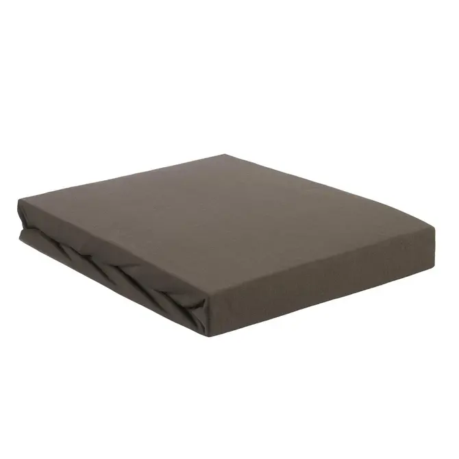 Beddinghouse Drap-housse Jersey Lycra 90/100x200/220 cm Warm Grey