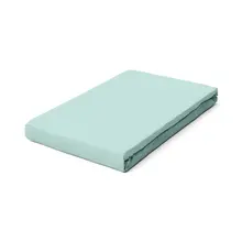Schlafgut Pure Jersey Hoeslaken XL - 180x200 - 200x220 435 Petrol Light