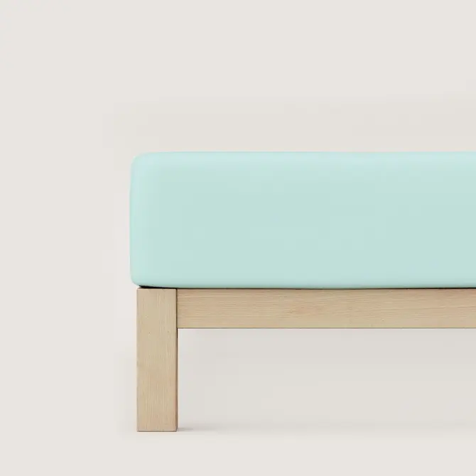 Schlafgut Drap-housse en jersey pur XL - 180x200 - 200x220 435 Petrol Light