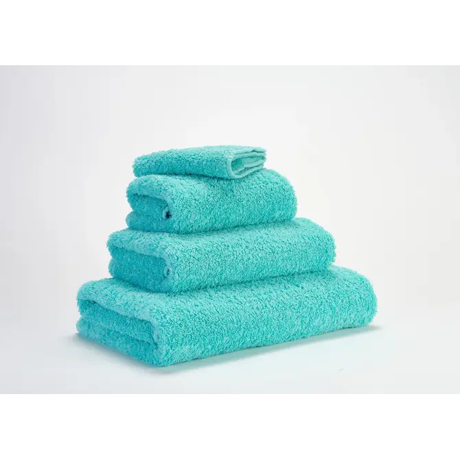 Abyss & Habidecor Serviette de bain Super Pile 55x100 370 turquoise