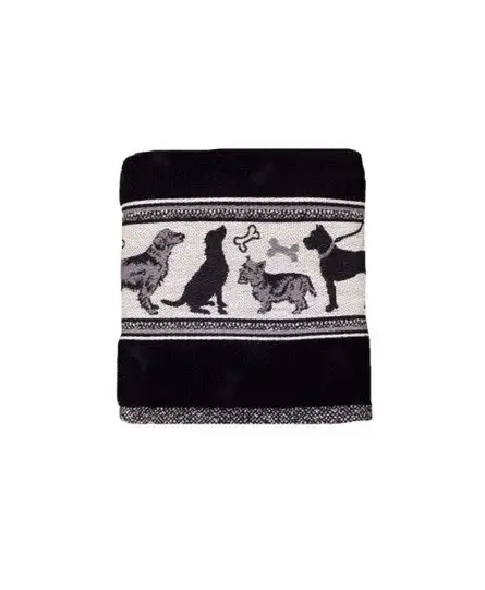 Bunzlau Castle Keukendoek Dogs Black