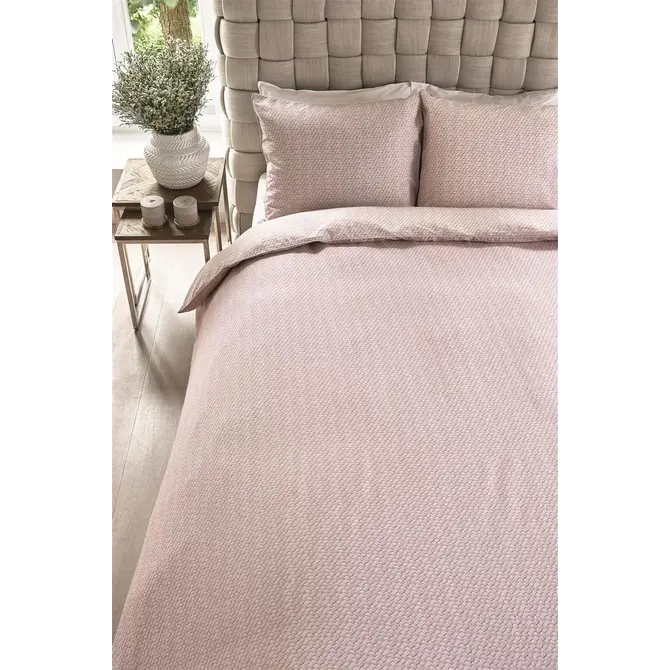 Riviera Maison Housse de couette Bambu Soft Pink 140x200/220 cm Riviera Maison Housse de couette Bambu Soft Pink 140x200/220 cm