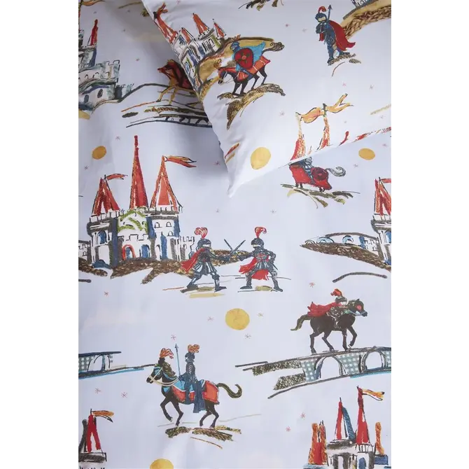 Beddinghouse x Hanneke de Jager Good Knights Dekbedovertrek  Blauw 100x135 cm