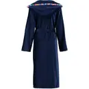 Cawö Cawö Dames Badjas met Capuchon 1459 - Marine 42