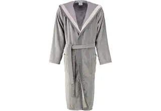 Cawö Peignoir à capuche pour hommes 5841 Stein 58