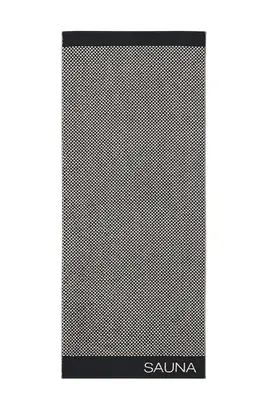 Cawö Saunahanddoek 6220 Natur Schwarz 80x200