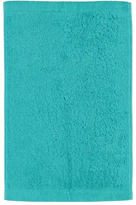 Cawo Lifestyle Uni serviette de toilette Turquoise